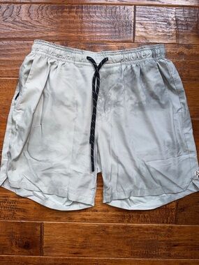 Roark Serrano 7" Active Stretch Shorts, Medium, Ghost Grey